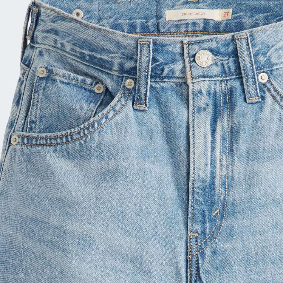 CALÇAS LEVIS CINCH BAGGY INVESTED INDIGO