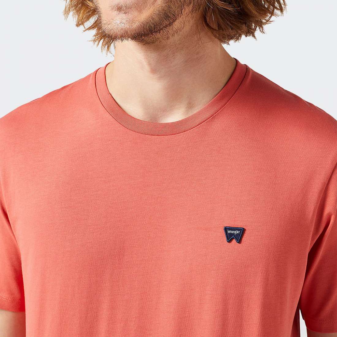 TSHIRT WRANGLER SIGN OFF BURNT SIENNA