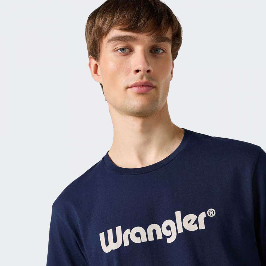 TSHIRT WRANGLER LOGO NAVY