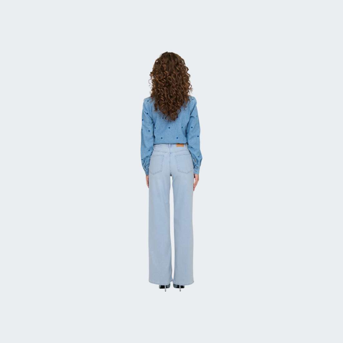 CALÇAS ONLY ONLMADISON LIGHT BLUE BLEACHED