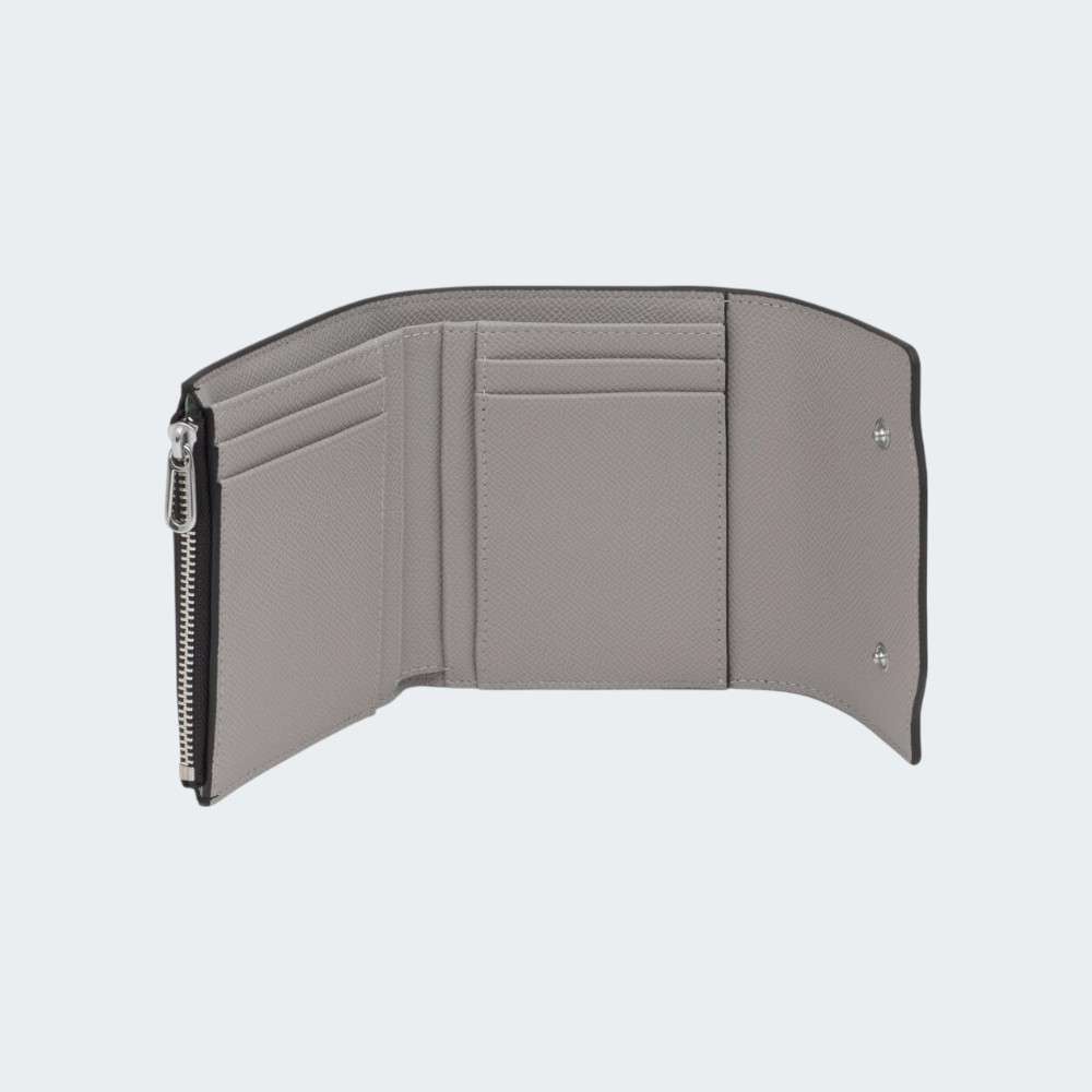 CARTEIRA TOUS AUDREE SAFFIANO NEGRO GRIS