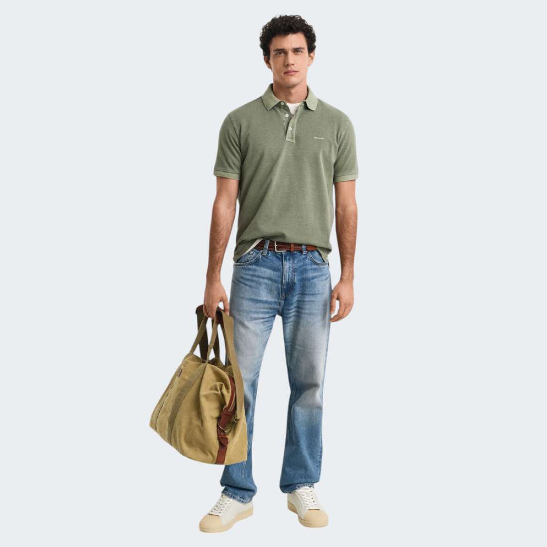 POLO GANT SUNFADED KALAMATA GREEN