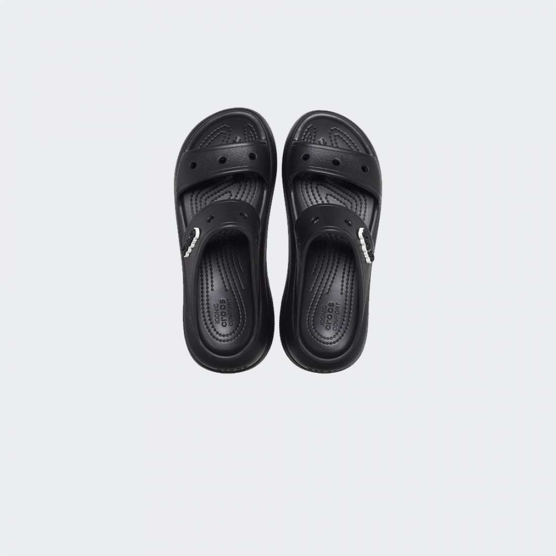 CHINELOS CROCS CLASSIC CRUSH SANDA BLACK