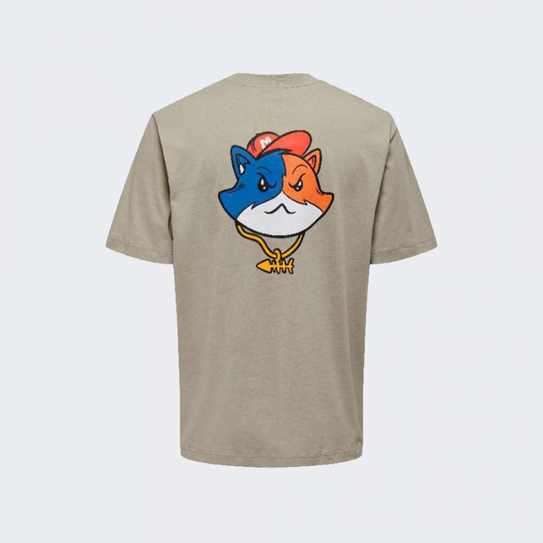 TSHIRT ONLY & SONS FORTNITE VINTAGE KHAKI