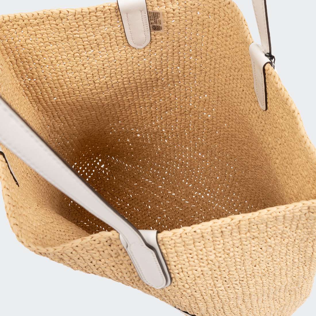 MALA MICHAEL KORS ELIZA TOTE NAT/OPTIC WHITE