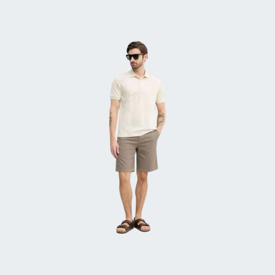 CALCOES BOSS CHINO OPEN BEIGE