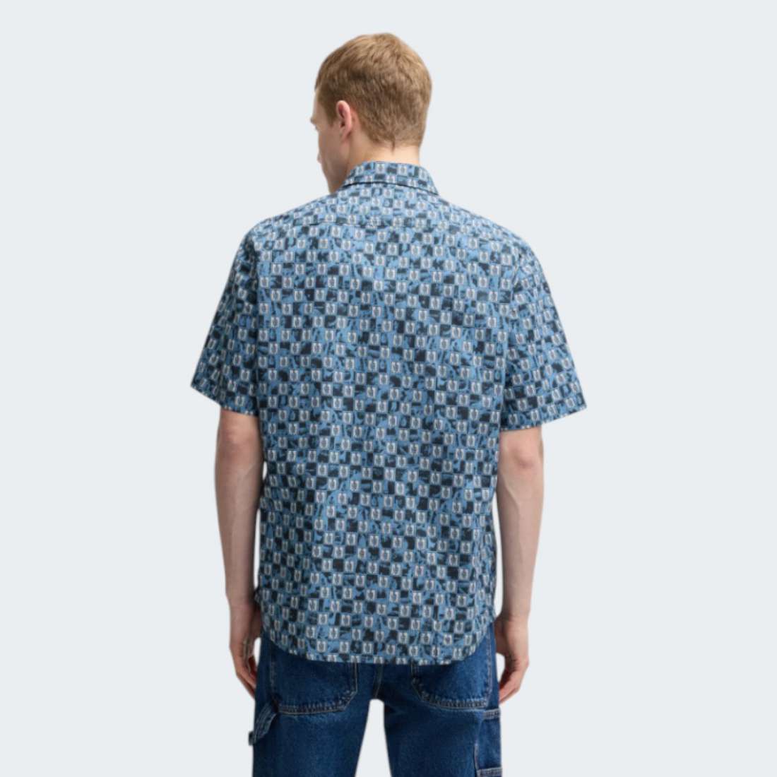 CAMISA BOSS RASH 2 OPEN BLUE