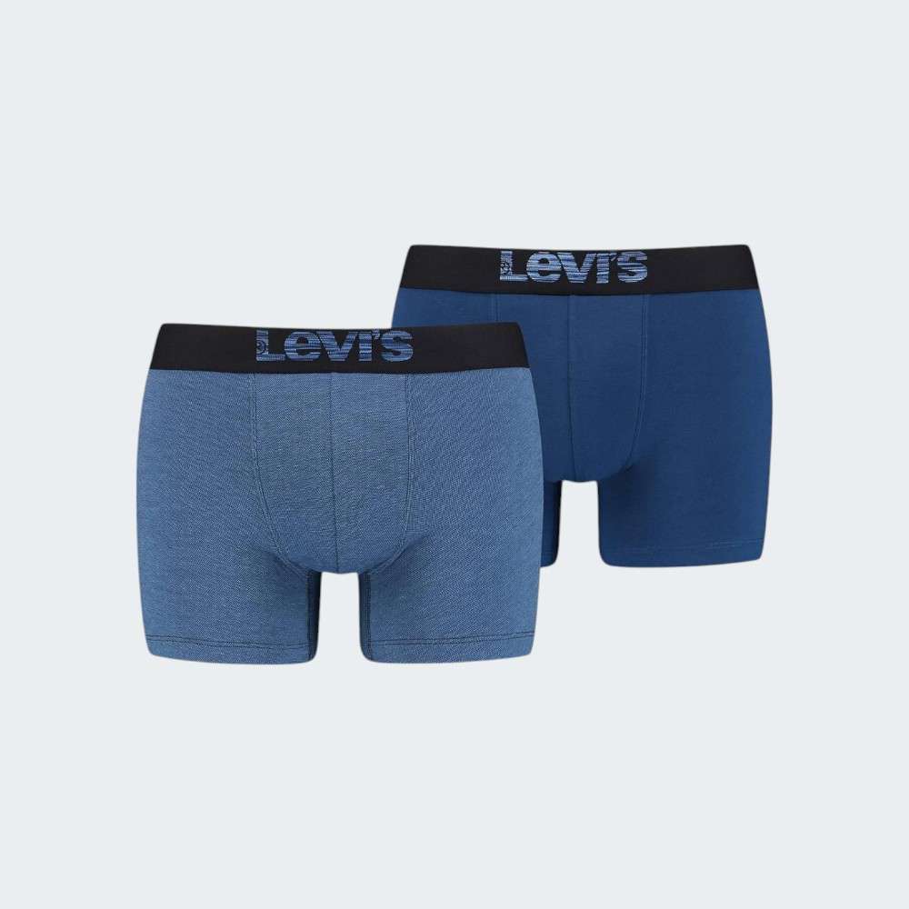 PACK 2 BOXERS LEVIS MELANGE BLUE COMBO
