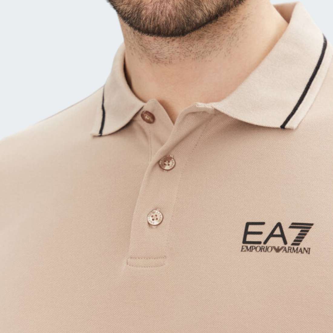 POLO ARMANI EA7 COBBLESTONE