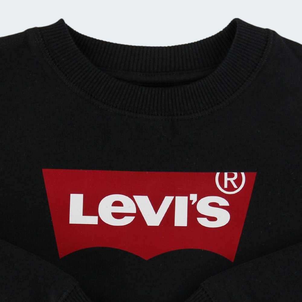 SWEATSHIRT LEVIS CREWNECK BLACK