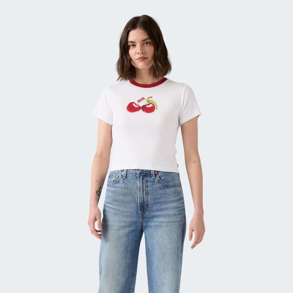 TSHIRT LEVIS SPORTY PHOTO FRUIT CHERRY