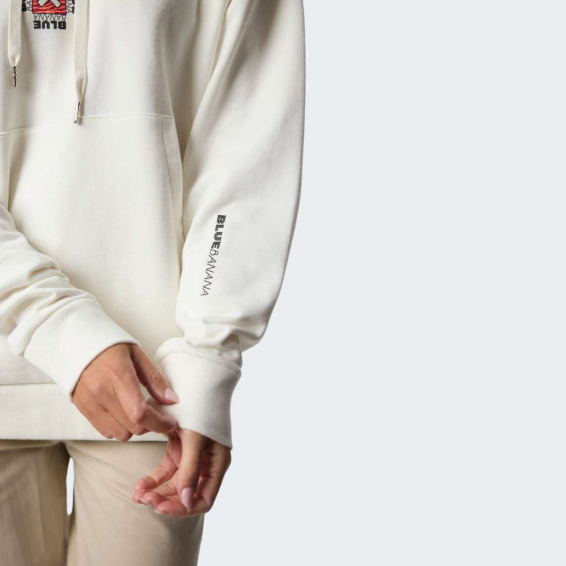 HOODIE BLUE BANANA CLASS OFF WHITE