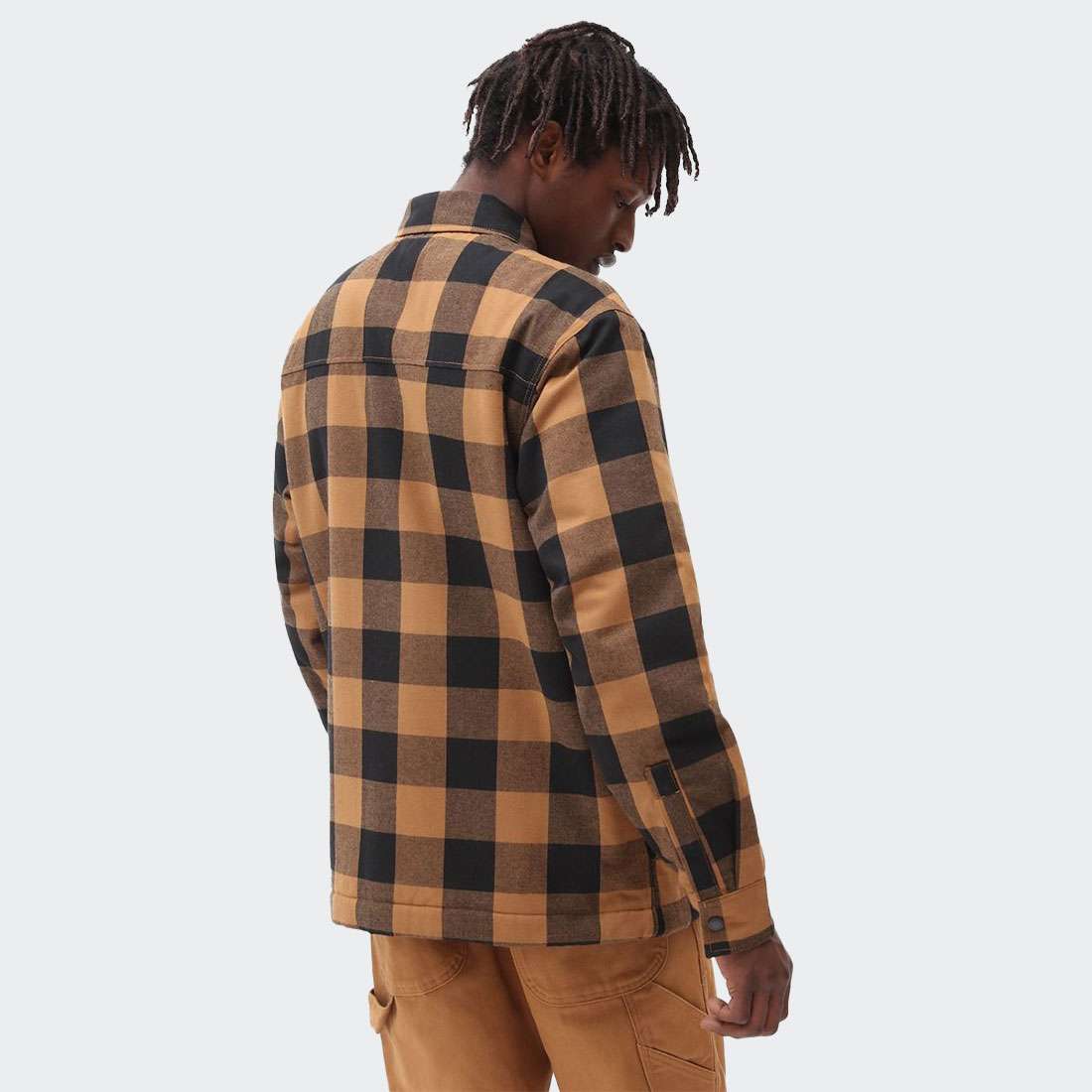 CAMISA DICKIES SHERPA LINED SACRAMENTO BROWN