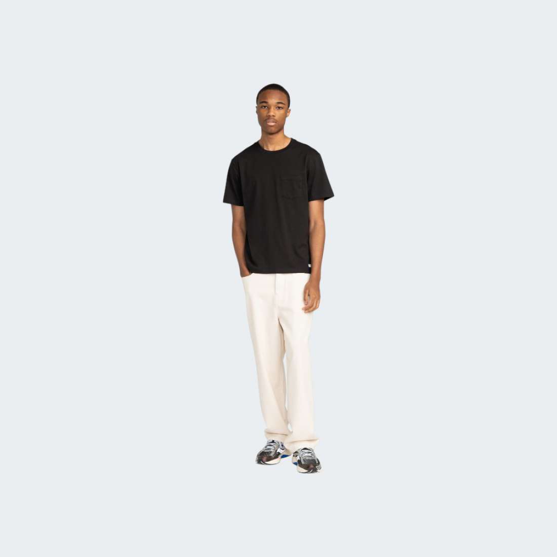 TSHIRT ELEMENT LABEL FLINT BLACK