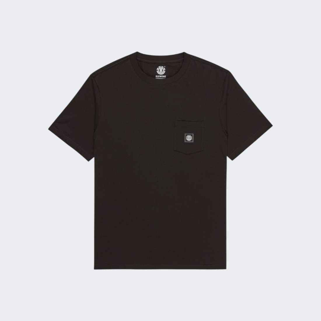 TSHIRT ELEMENT LABEL FLINT BLACK