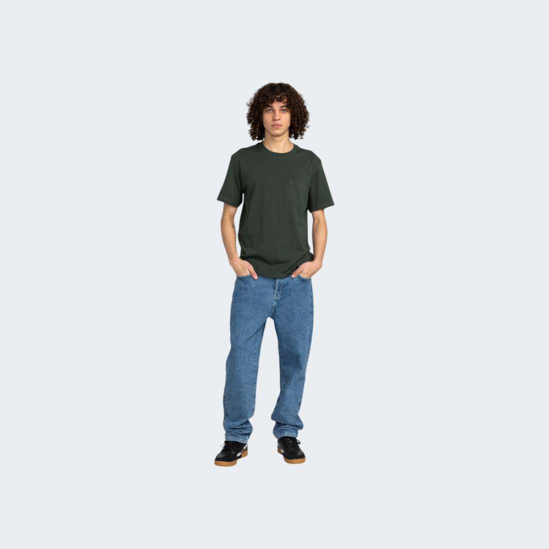 TSHIRT ELEMENT LABEL DEEP FOREST