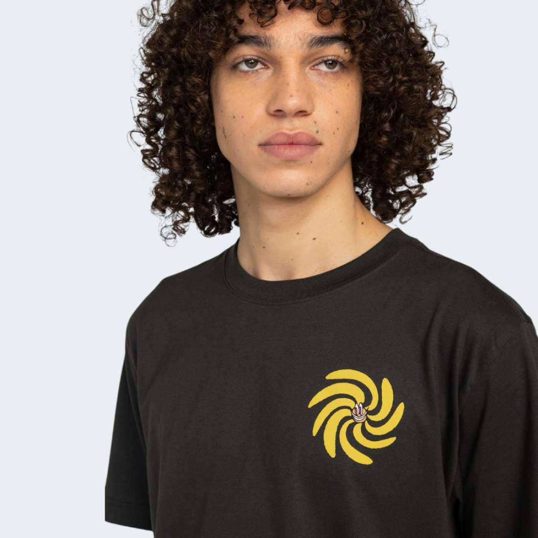 TSHIRT ELEMENT SMILE OFF BLACK