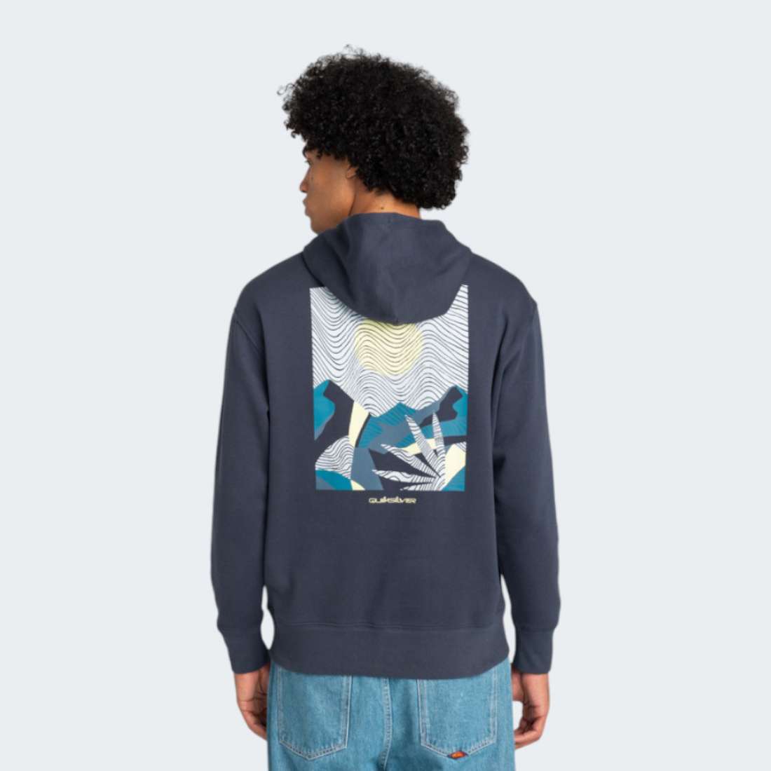 HOODIE QUIKSILVER ABSTRACT BLUE NIGHTS