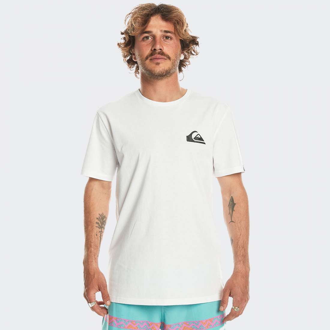 TSHIRT QUIKSILVER MINI LOGO WHITE