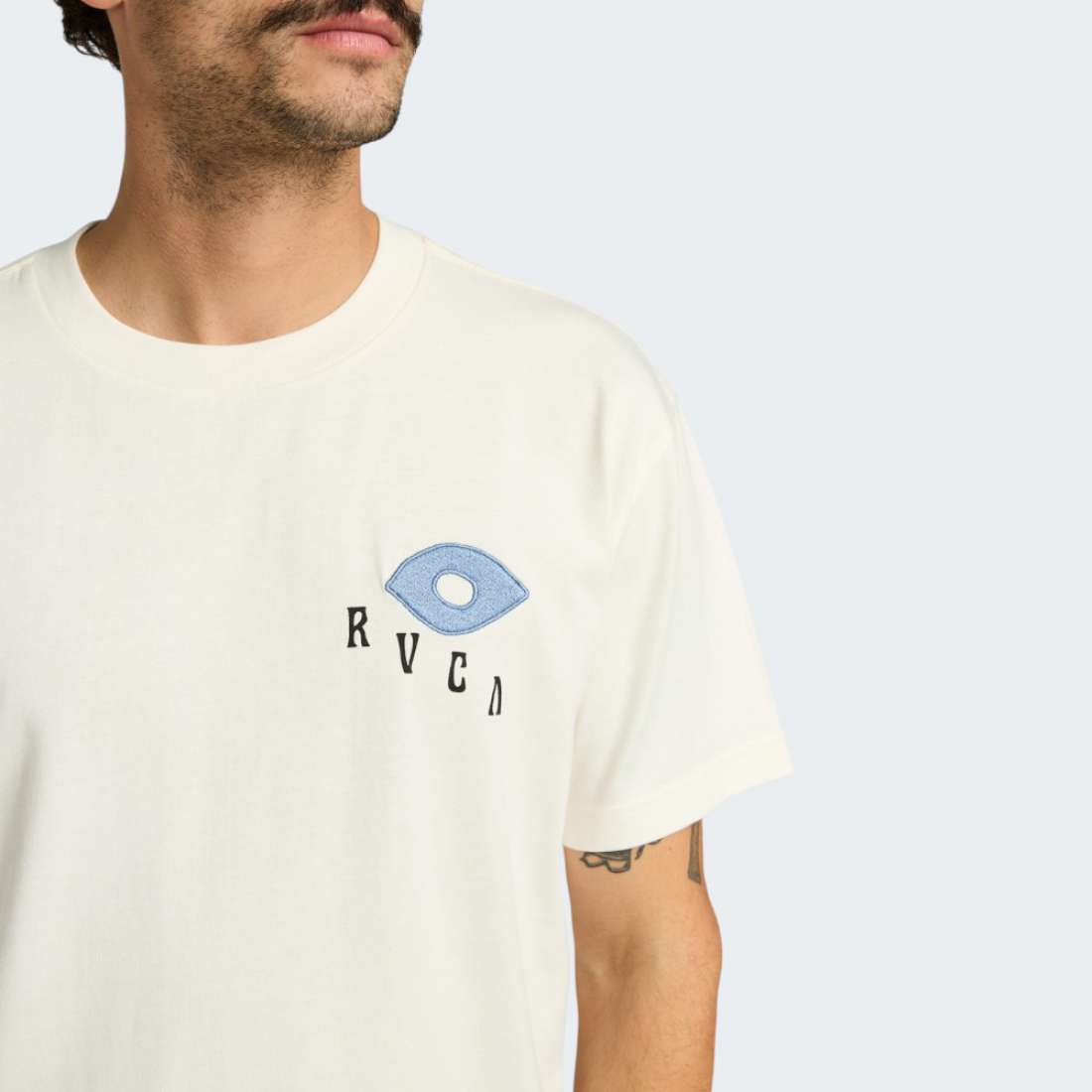 TSHIRT RVCA KEEP GROWING ANTIQUE WHITE