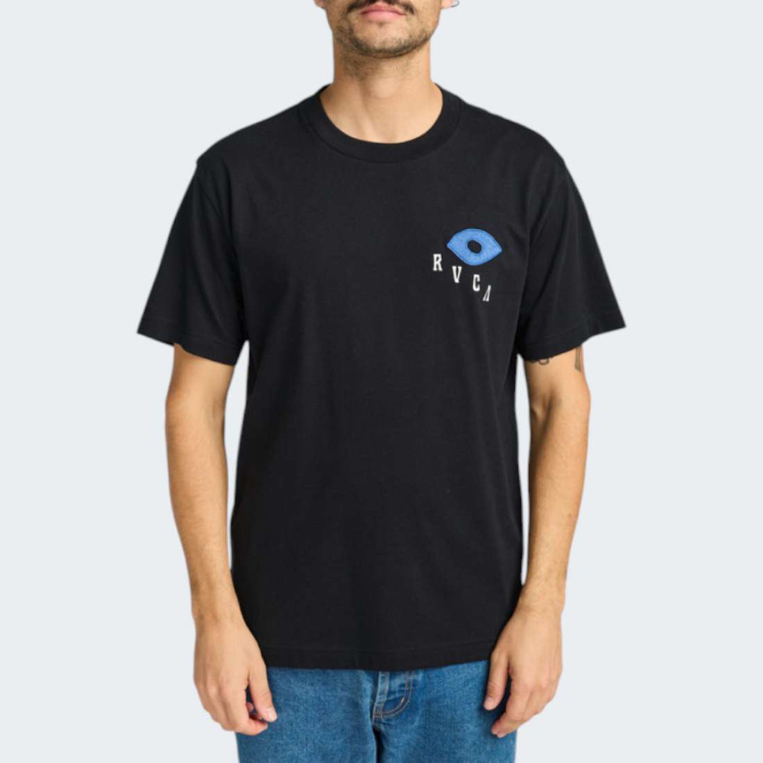 TSHIRT RVCA GROWING BLACK