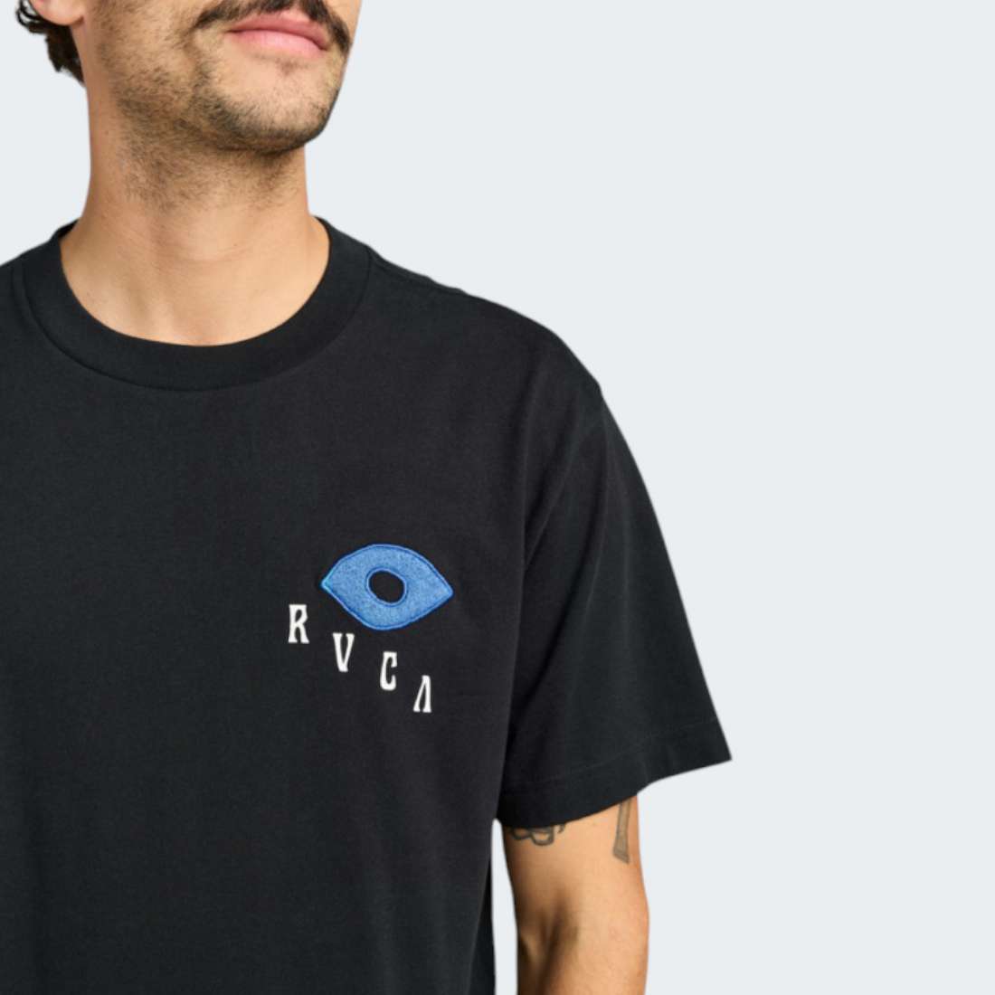 TSHIRT RVCA GROWING BLACK