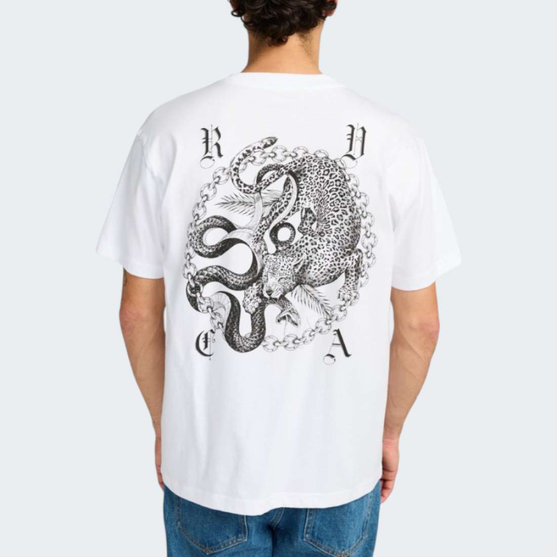 TSHIRT RVCA BATTLE WHITE