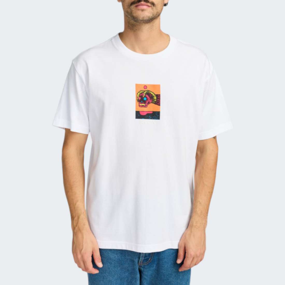 TSHIRT RVCA SUPERBLAST WHITE