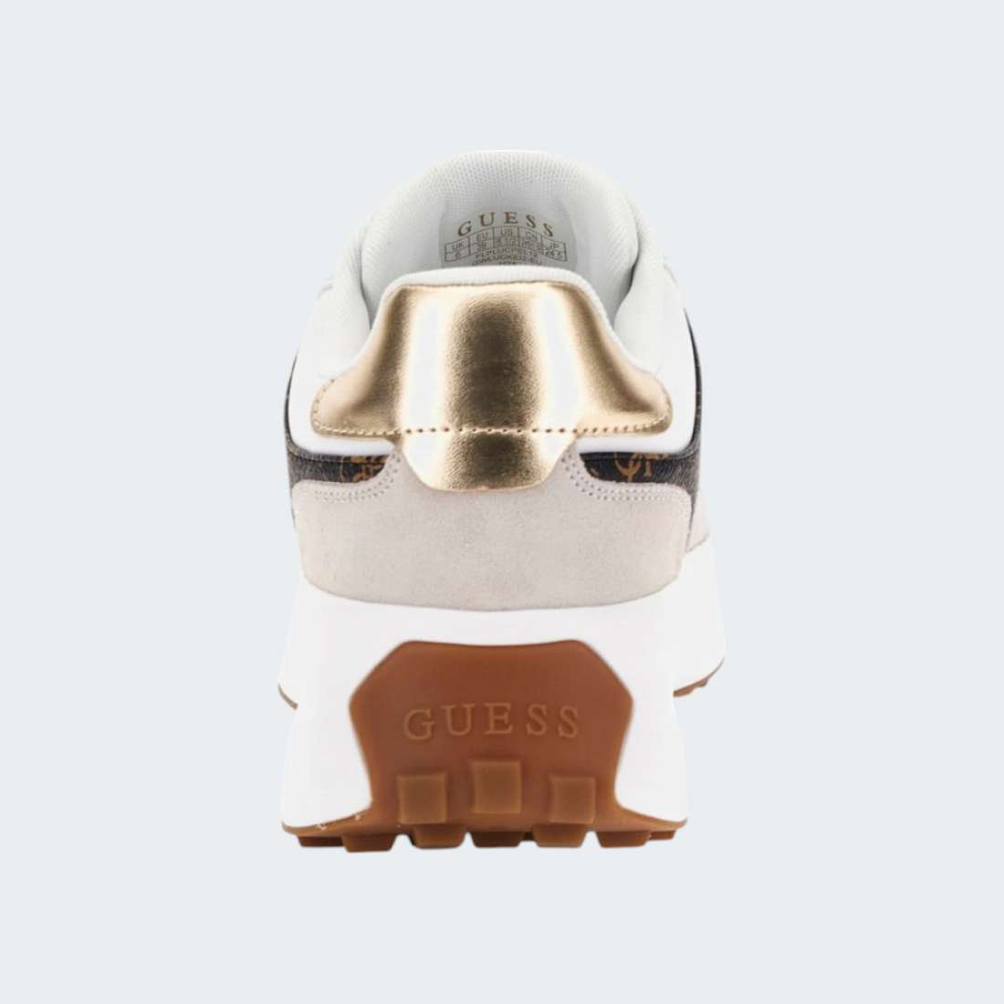 GUESS LUCKEI WHITE/BROWN