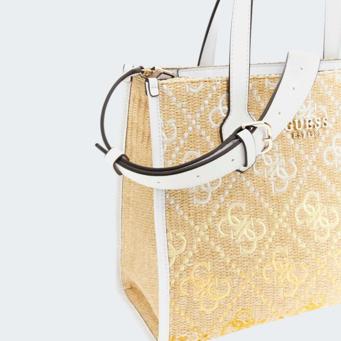 MALA GUESS SILVANA CORNSILK LOGO