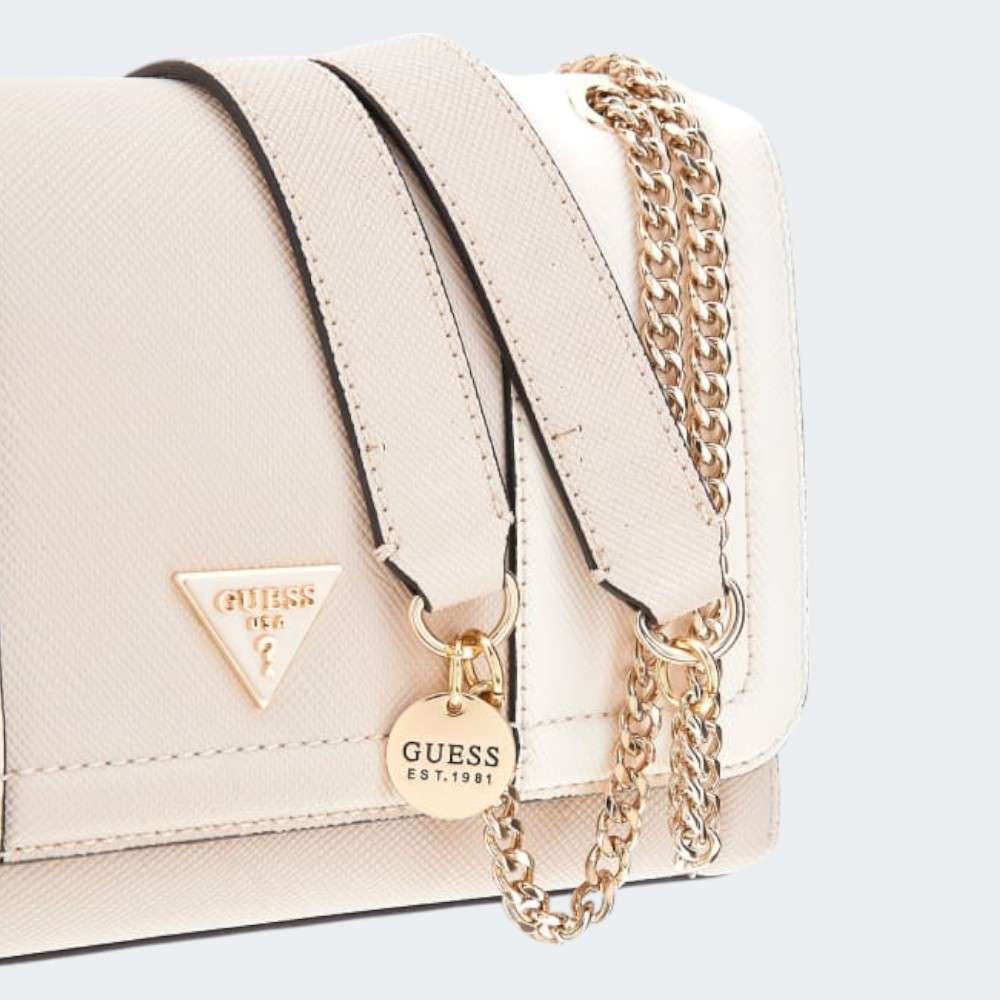 MALA GUESS NOELLE CINVRTABLE OFF WHITE TAUPE