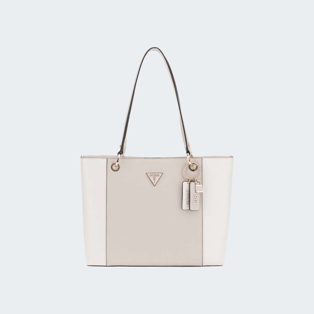 MALA GUESS NOELLE TOTE OFF WHITE TAUPE