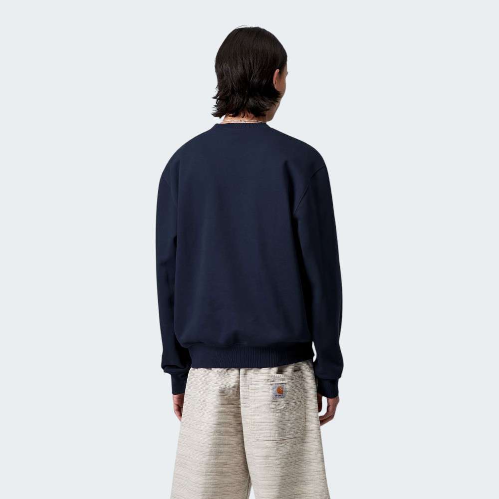 SWEATSHIRT CARHARTT MASTERPIECE AIR FORCE BLUE/DUSTY H BR