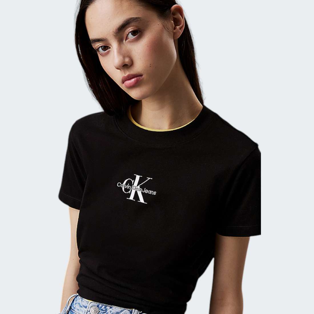 TSHIRT CALVIN KLEIN MONOLOGO BLACK