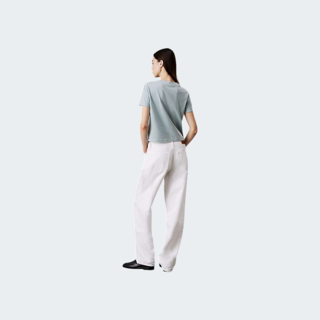 TSHIRT CALVIN KLEIN MONOLOGO CLOUD BLUE