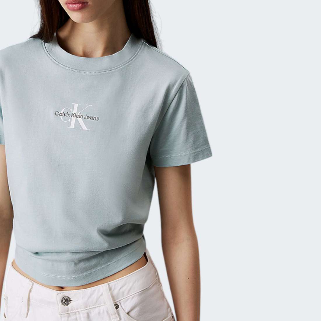 TSHIRT CALVIN KLEIN MONOLOGO CLOUD BLUE