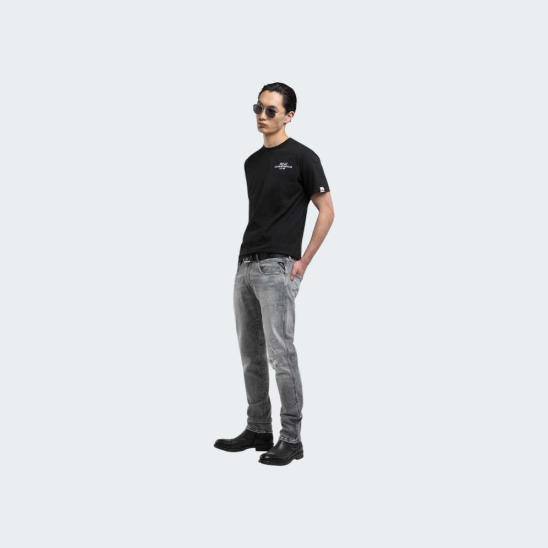 TSHIRT REPLAY BASIC JERSEY 098