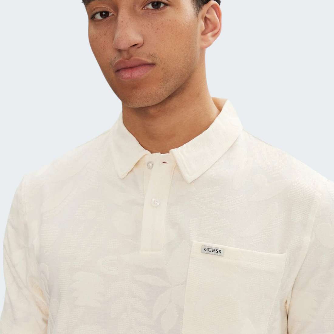 POLO GUESS ABSTRACT JACQUARD F0DX