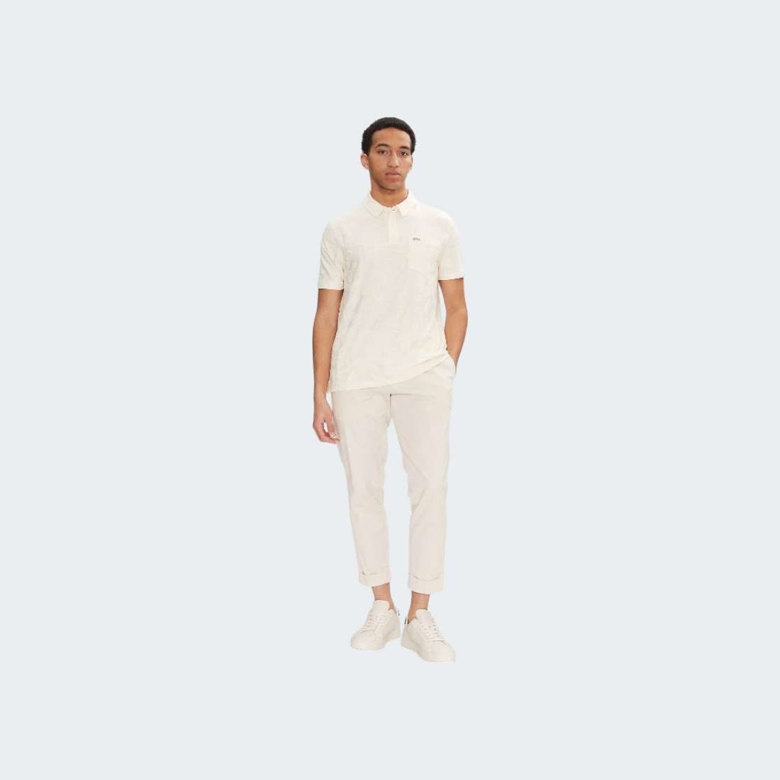 POLO GUESS ABSTRACT JACQUARD F0DX