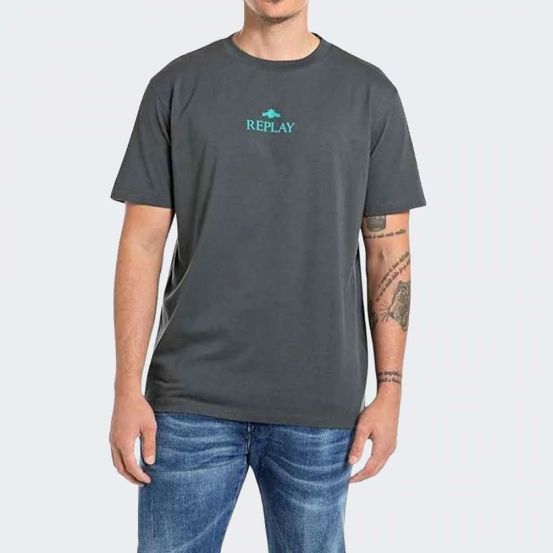 T-SHIRT REPLAY BASIC JERSEY 094