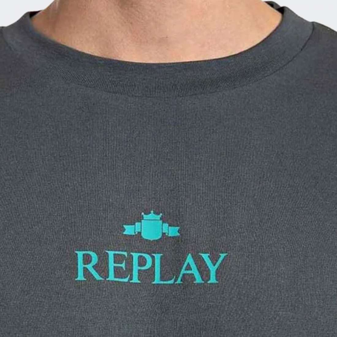 T-SHIRT REPLAY BASIC JERSEY 094