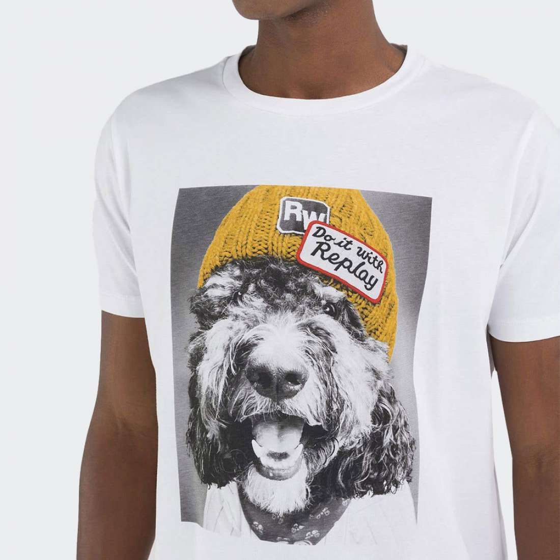 TSHIRT REPLAY BASIC JERSEY 001