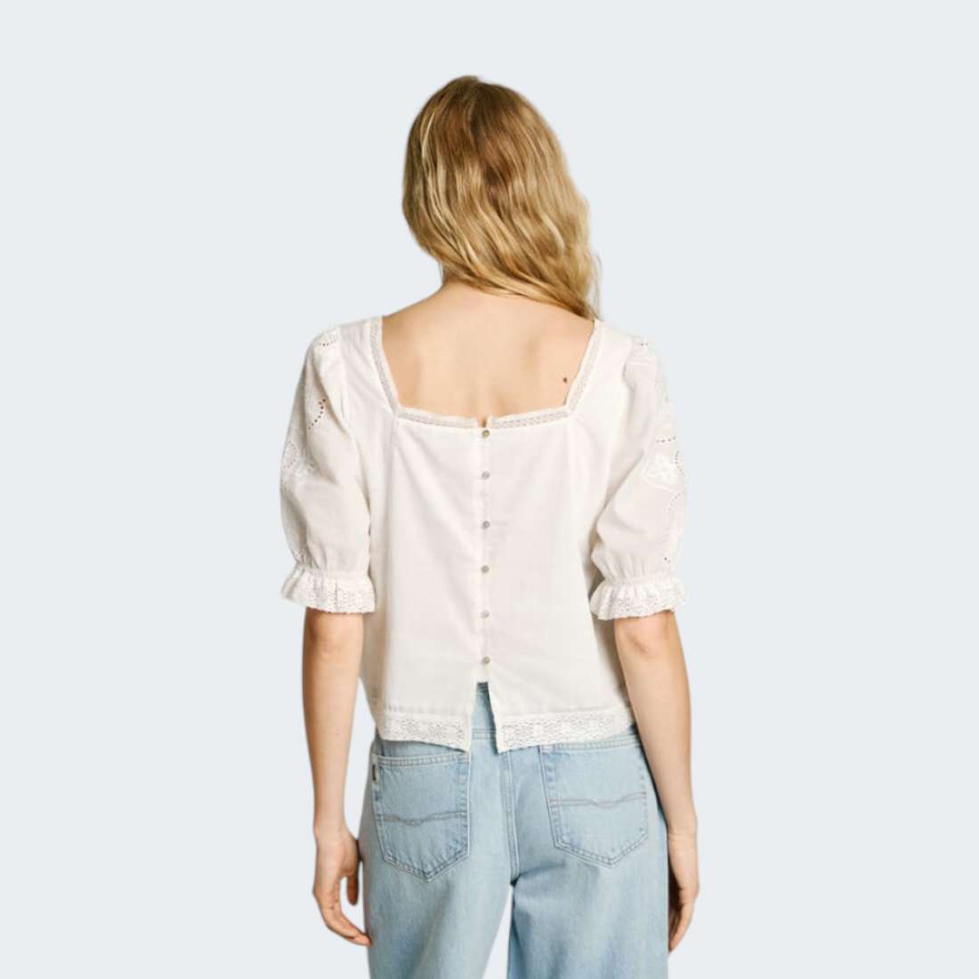 CAMISA PEPE JEANS EVERLY OFF WHITE
