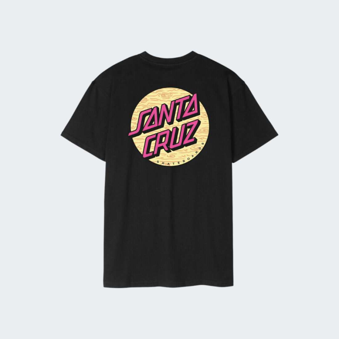 TSHIRT SANTA CRUZ WAGON DOT CHEST BLACK
