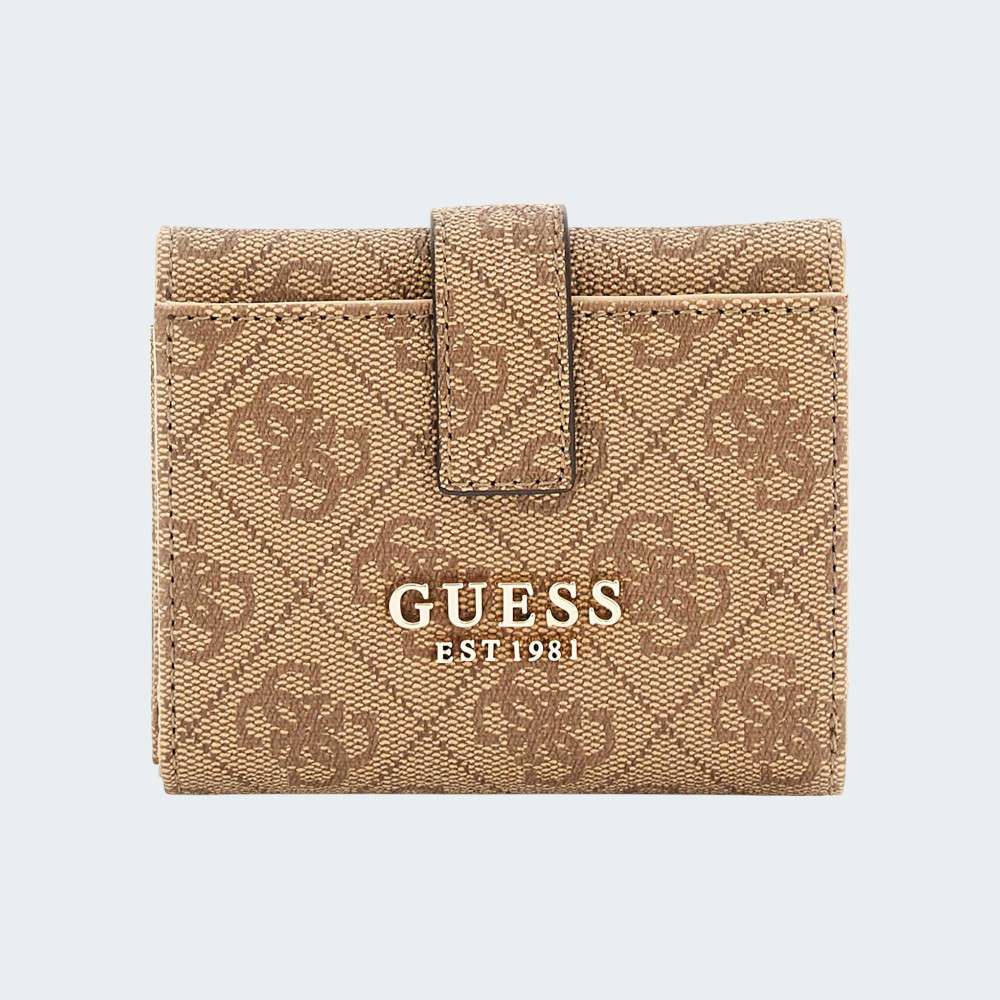CARTEIRA GUESS LAUREL SLG LATTE LOGO