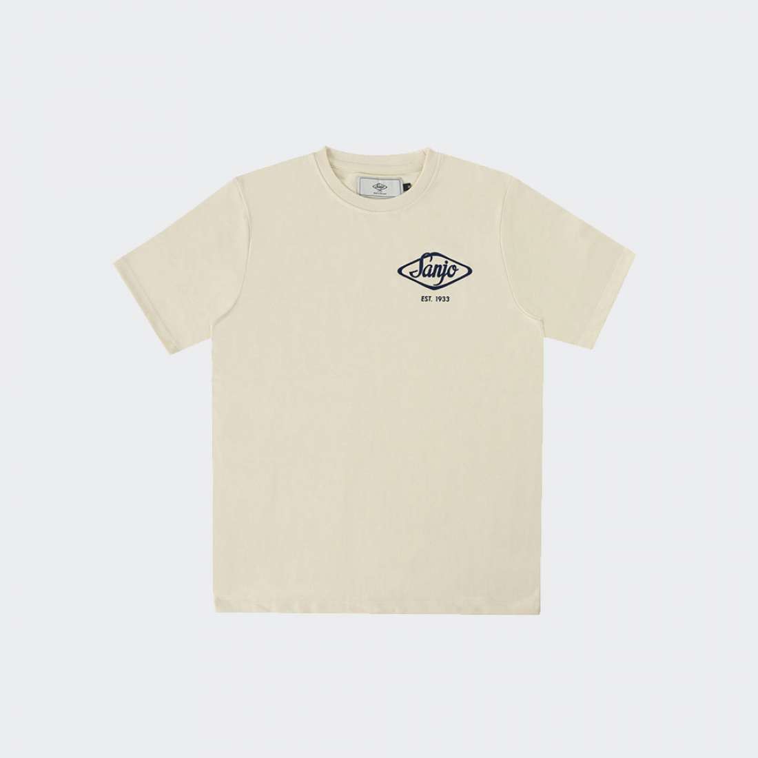 TSHIRT SANJO FLOCKED ECRU