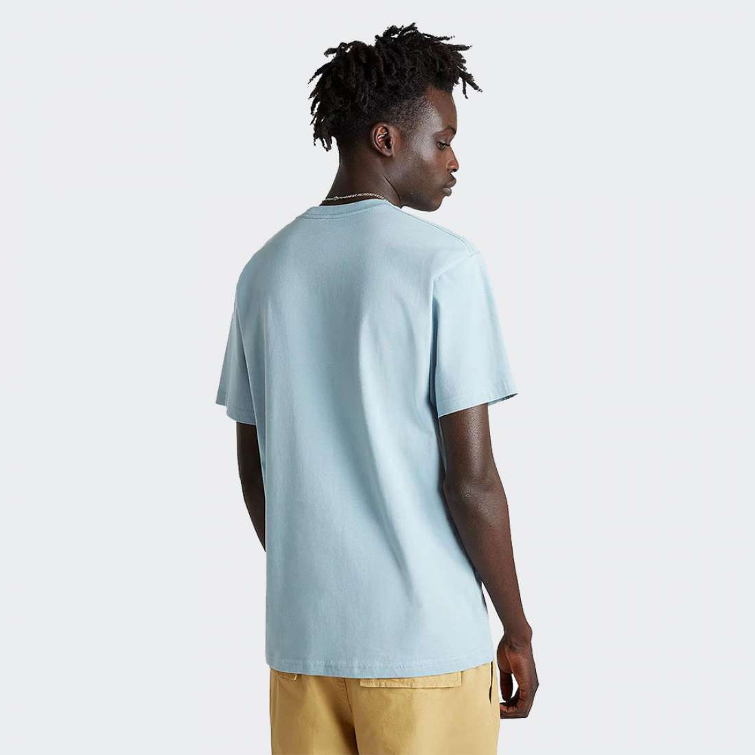 TSHIRT VANS LEFT CHEST LOGO DUSTY BLUE