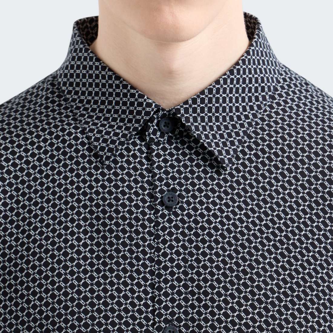 CAMISA ARMANI AX DEEP NAVY