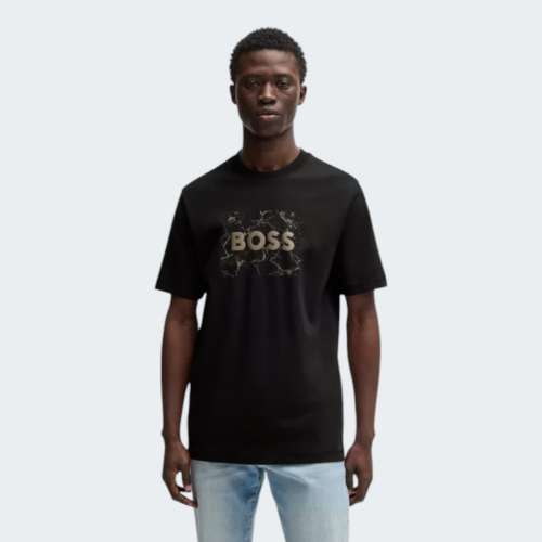 TSHIRT BOSS LOGOSPACE BLACK