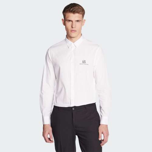 CAMISA ARMANI AX WHITE